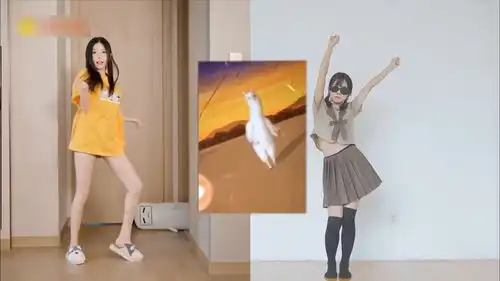 最近很火的羊驼舞表情包,其实也有真人版,萌妹子更加的可爱