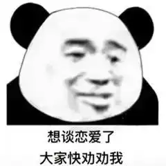 表情包想谈恋爱快劝劝我