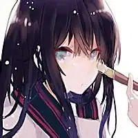 动漫女头像清新简约动漫