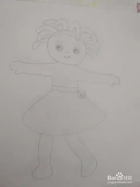 多妈简笔画花园宝宝唔西迪西