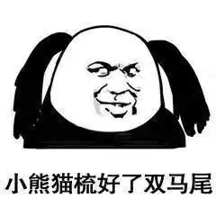 表情包小熊猫整理了一下新发型