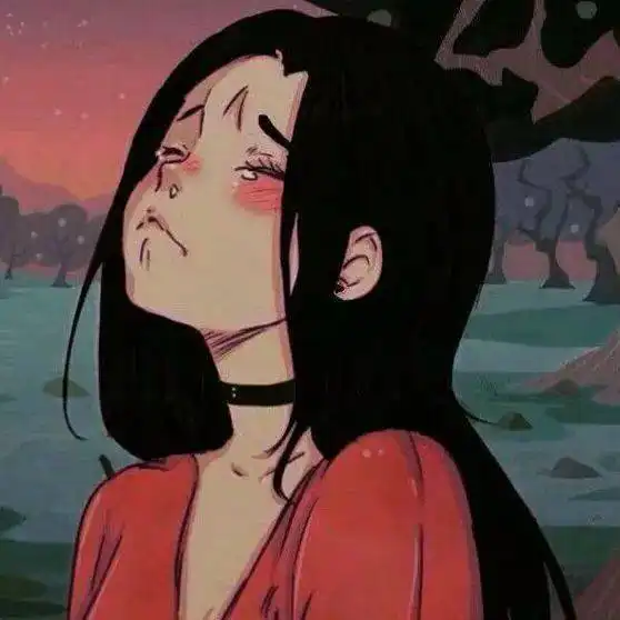 女生黑暗动漫头像图片动