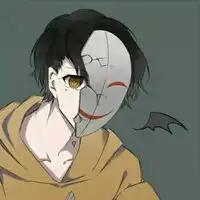 帅气动漫男头像戴面具
