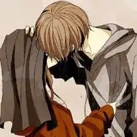 动漫男生女生接吻头像一