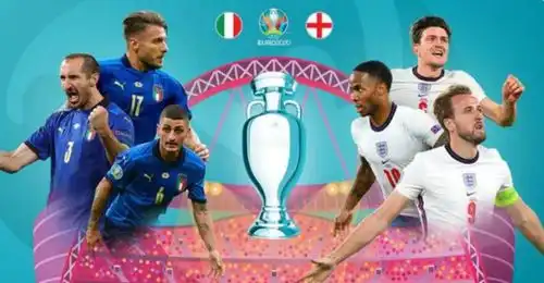 点球大战意大利夺得欧洲杯90分钟1比1,英格兰保守付出代价