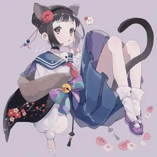 猫猫动漫头像可爱拟人
