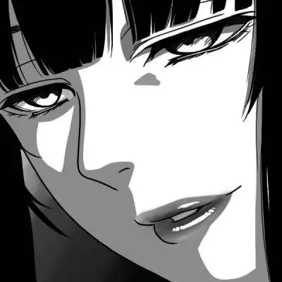 动漫女生头像唯美成熟黑