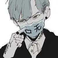 遮头像男生动漫头像黑白微信头像图片大全