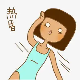 夏日清凉糖果色手绘卡通可爱泳装小女孩热昏表情包图片素材其他格式下载卡通手绘边框大全