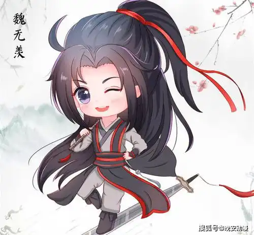魔道祖师众人可爱的同人图,忘羡长发飘飘,薛晓的对话很感动