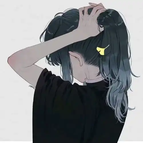 动漫头像黑白古风闺蜜