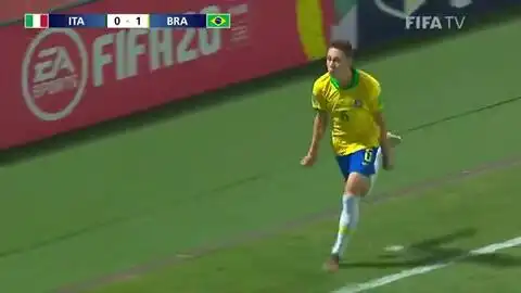 2019年u17欧洲杯决赛意大利u17队两个进球集锦