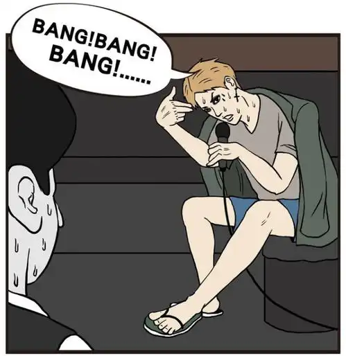 恐怖漫画台风天适合去ktv的好台风天