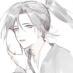 高清手绘男生古风高冷头像