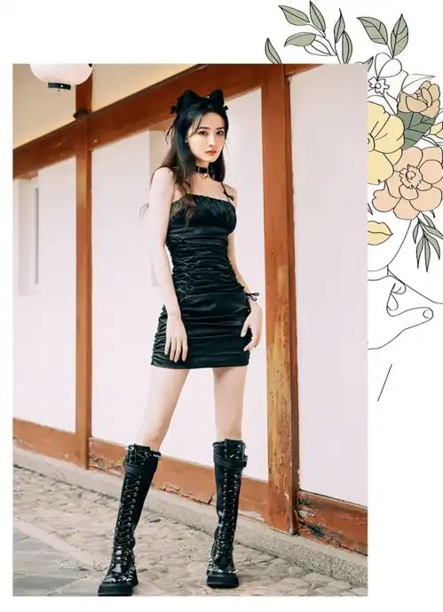何穗这条发光的人鱼裙有点惊人了吧