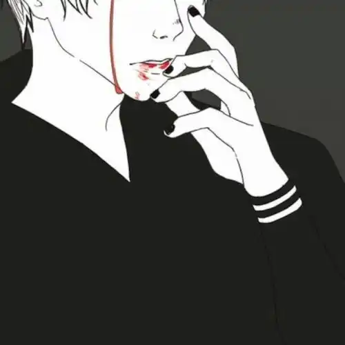暗黑丧系头像男