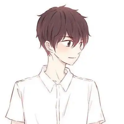 qq头像情侣版两张动漫男