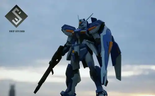 高达模型秀夕阳下,两只hg温达姆改色加武器包