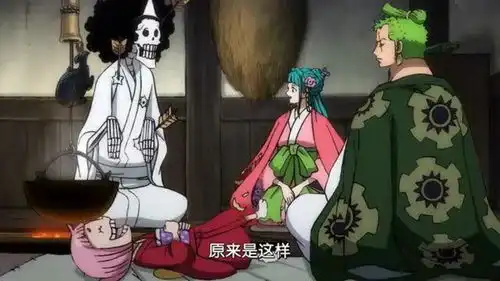 航海王布鲁克恐怖表情吓哭户子,桃之助的妹妹勇气可嘉,索隆好福气