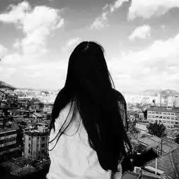 女生黑暗头像动漫孤独背
