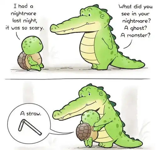 治愈小漫画短吻鳄buddygator暖心故事