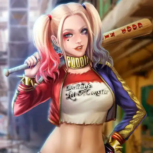 小丑女动漫头像情侣
