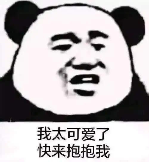 技能放空的表情包小熊猫