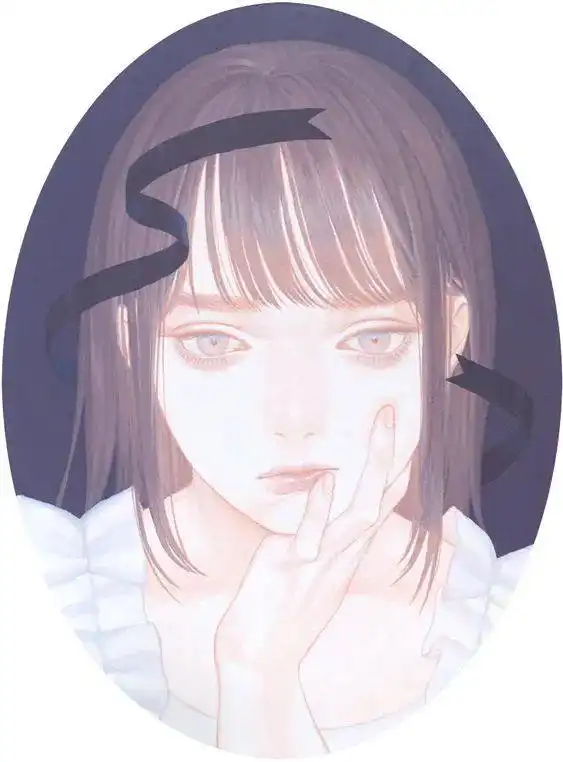 每日插画绝绝子,少女玩偶丝带,居然玩儿出了清冷少女感