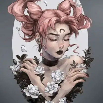 唯美插画动漫女孩头像图片,绝对的值得你使用的