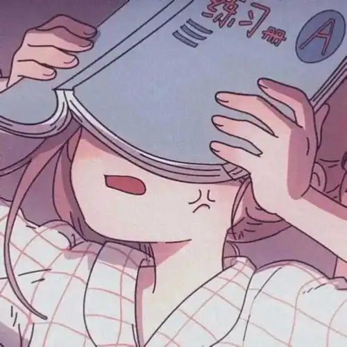 手铐女生动漫头像卡通