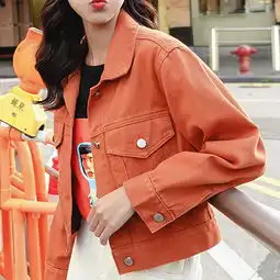 休闲卡通短外套