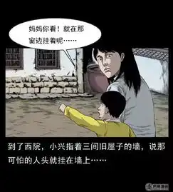 恐怖漫画恐怖漫画征兆屋檐下挂着的是僵尸王