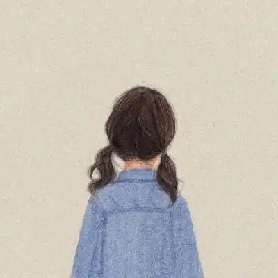 动漫背影女生头像头像图