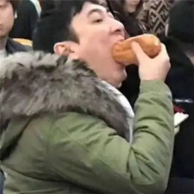 王思聪吃热狗情头王思聪吃热狗高清动漫情头图片