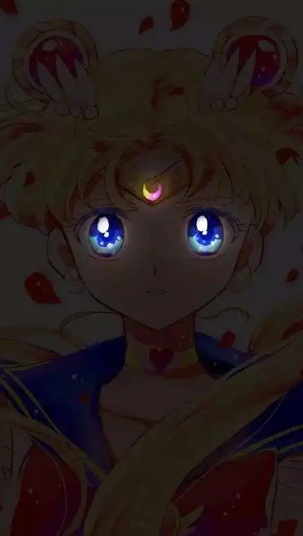 抖音美少女战士壁纸睁眼锁频代表月亮消灭你